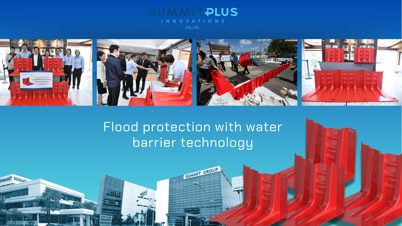 Bangkok Governor uses flood barriers from Summit-Plus